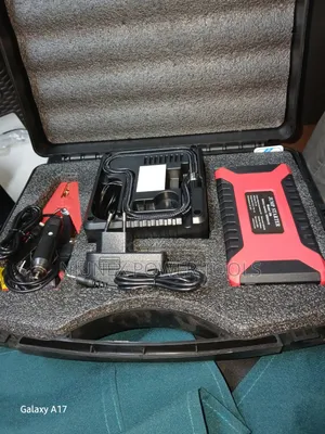 Generic Car Jump Starter With Air Compressor Kit