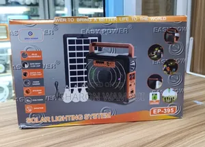 Solar System With 3bulbs,BT,Radio and Solar Panel
