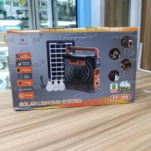 Solar System With 3bulbs,BT,Radio and Solar Panel