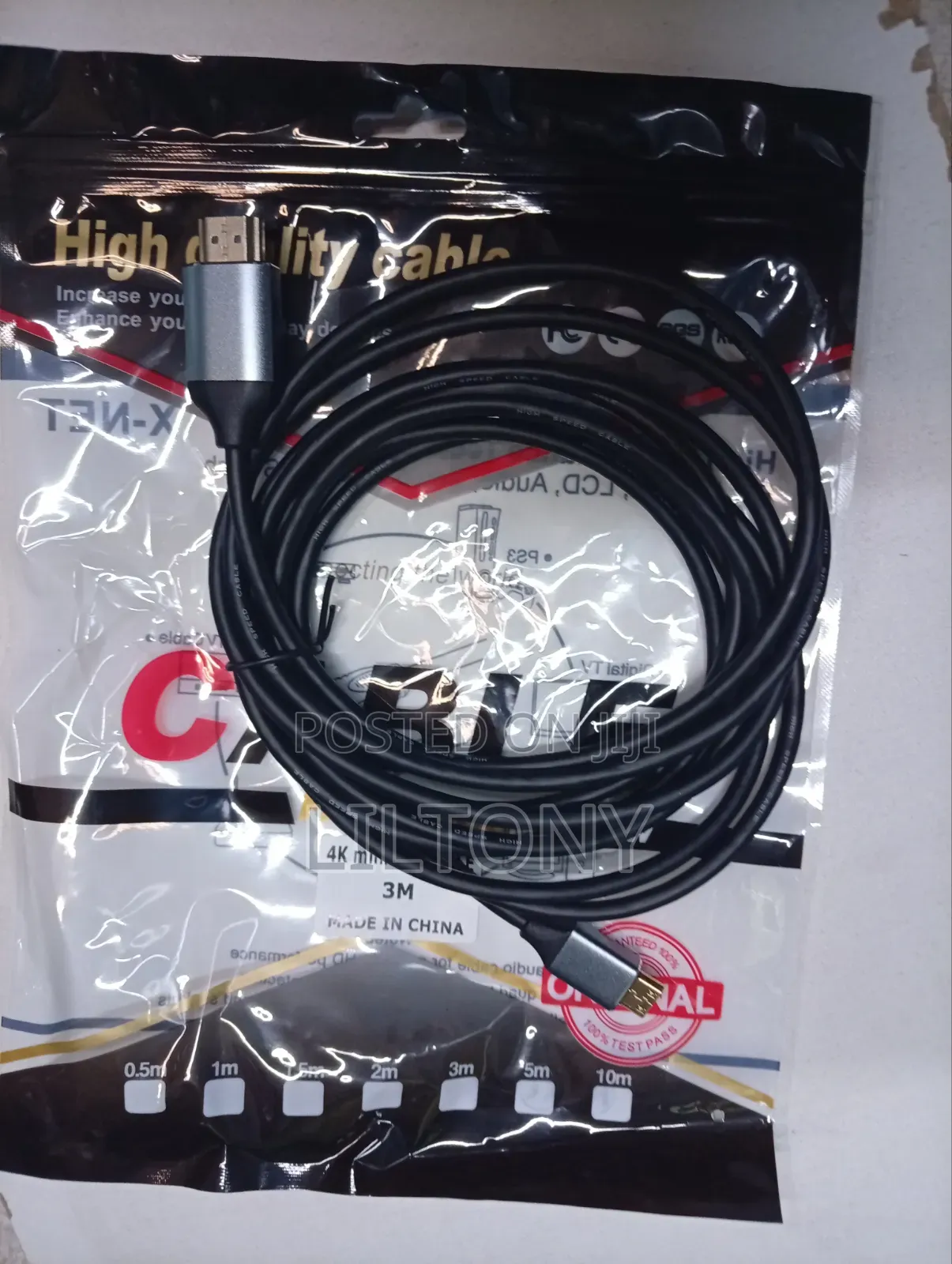 Mini Hdmi to Hdmi 3mtrs 4k Resolution (New)