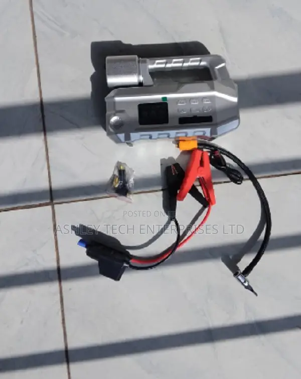 3-in-1 Digital Jump Starter, Compressor & LED Flashlight