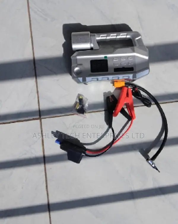 3-in-1 Digital Jump Starter, Compressor & LED Flashlight