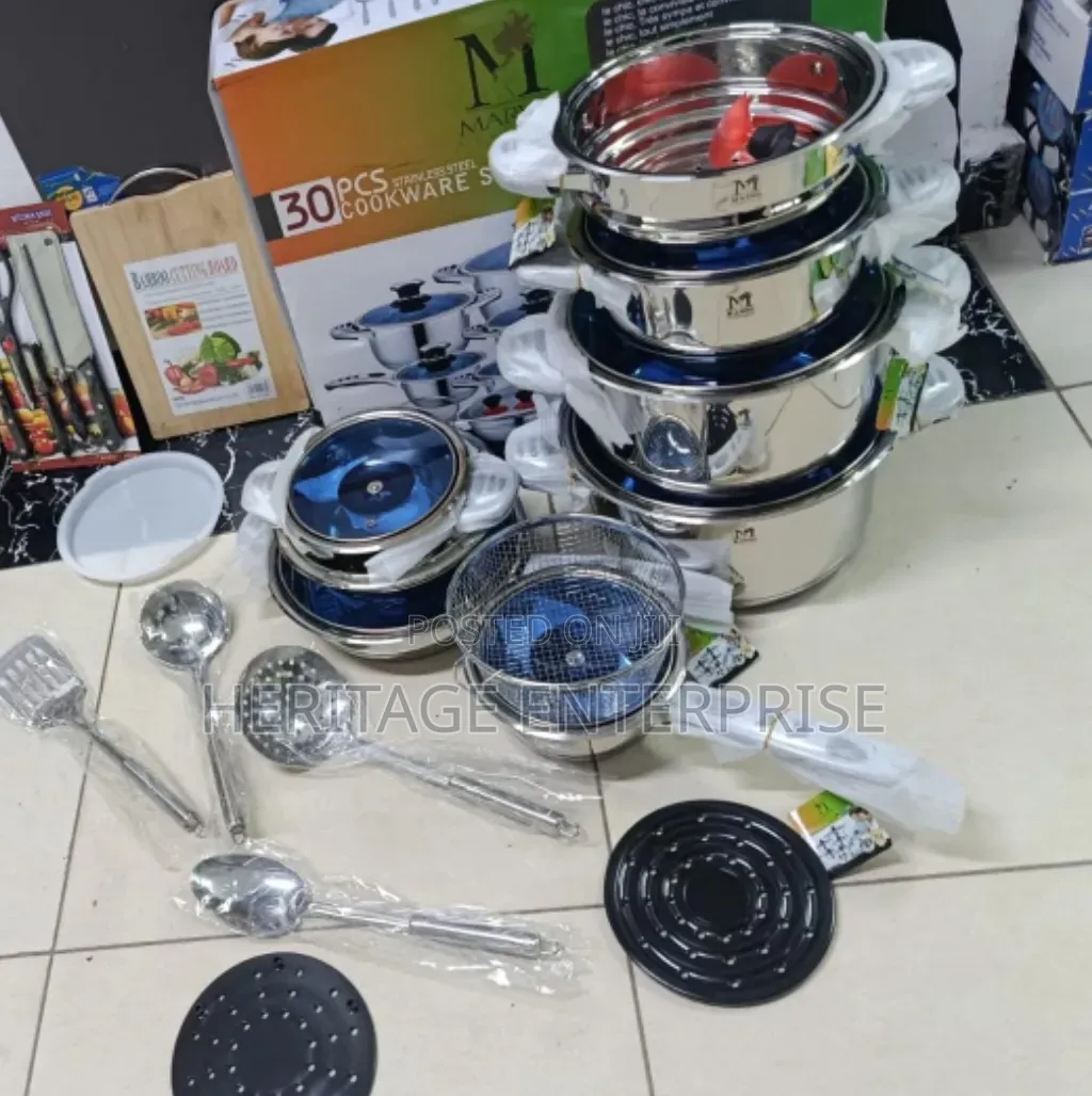 *30PC MARWA Cookware, Induction Cooker Sufuria