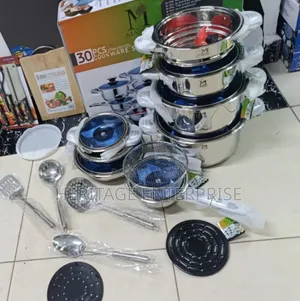 *30PC MARWA Cookware, Induction Cooker Sufuria