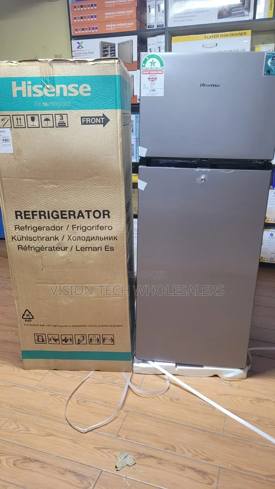 Hisense 205L Double Door Refrigerator Model: REF205DR