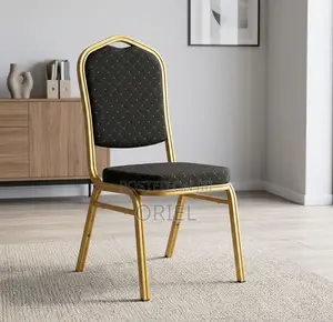 Office Chair : Stackable Black Banquet Chair