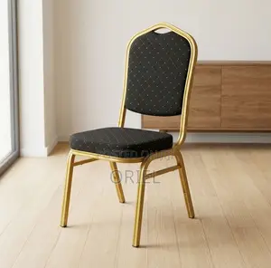Office Chair : Stackable Black Banquet Chair