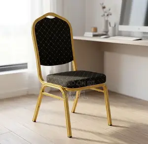 Office Chair : Stackable Black Banquet Chair