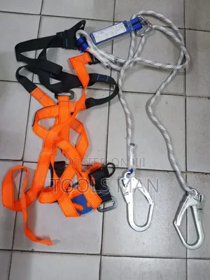 Safety Harness Full Body Fall Arrest Belt Double Lanyard.
