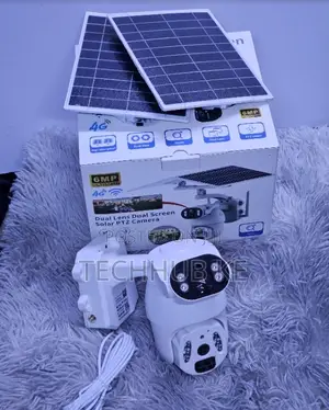 4g Solar CCTV Outdoor Security Camera Ubox Dual Lens Night Vision