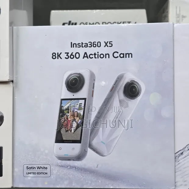 Insta360 X5 8K 360 Action Cam (Satin White Limited Edition) - Joe