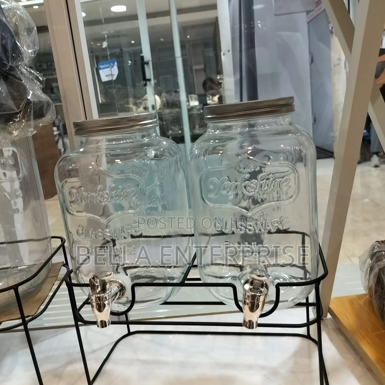 8 Litre -2 in 1 Double Glass Juice Dispenser