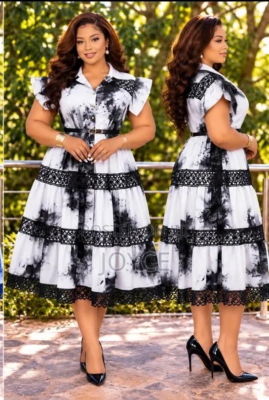 Flowered Dress With Rays - thumbnail 5