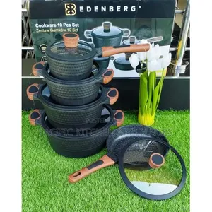 10-Piece Edenberg Premium Non-Stick Cooking Pot Set