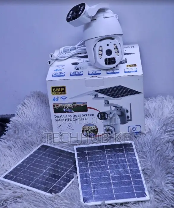 Solar Powered 6MP PTZ Security 4g Camera Outdoor UBOX
