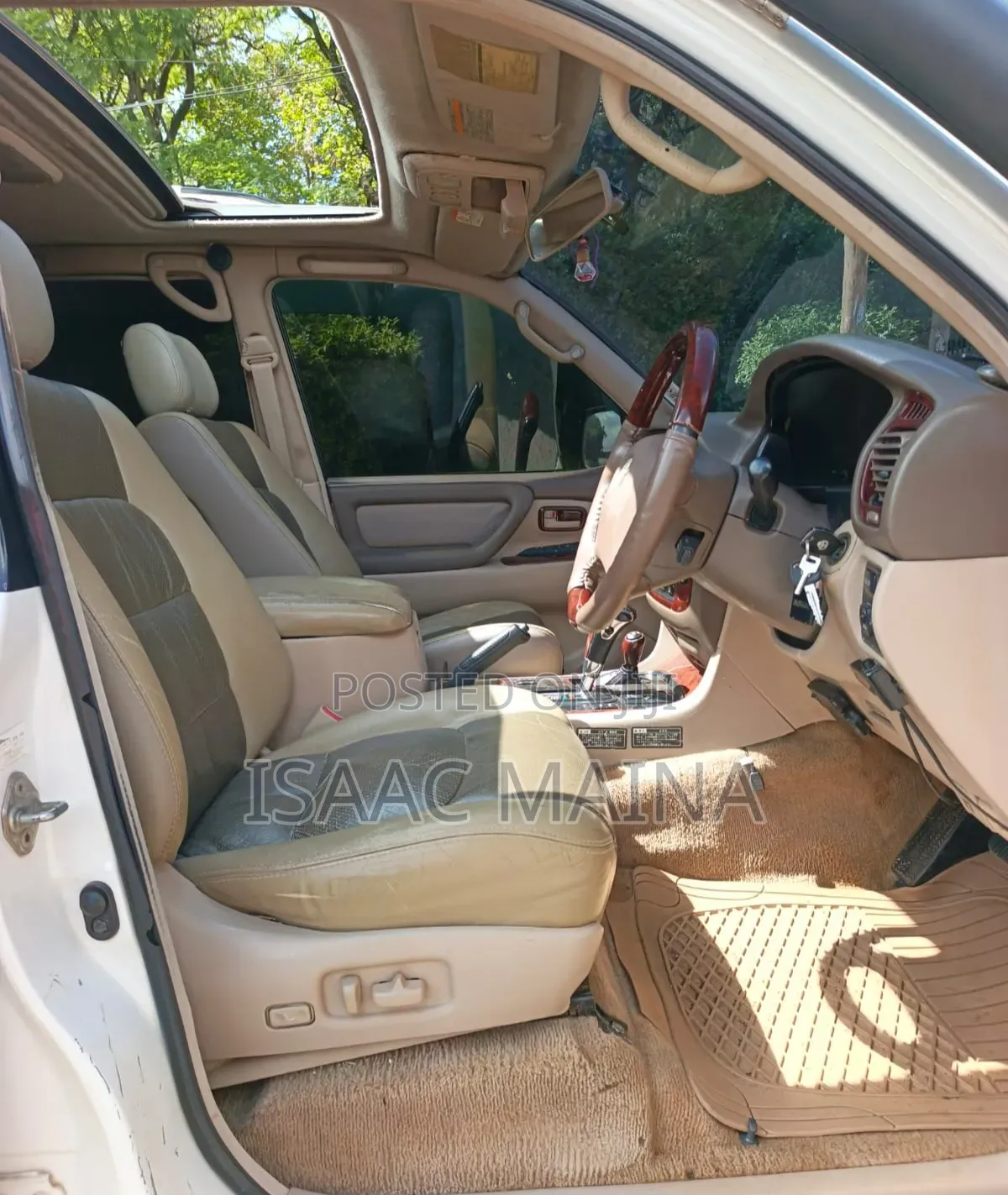 Toyota Land Cruiser 2002 White