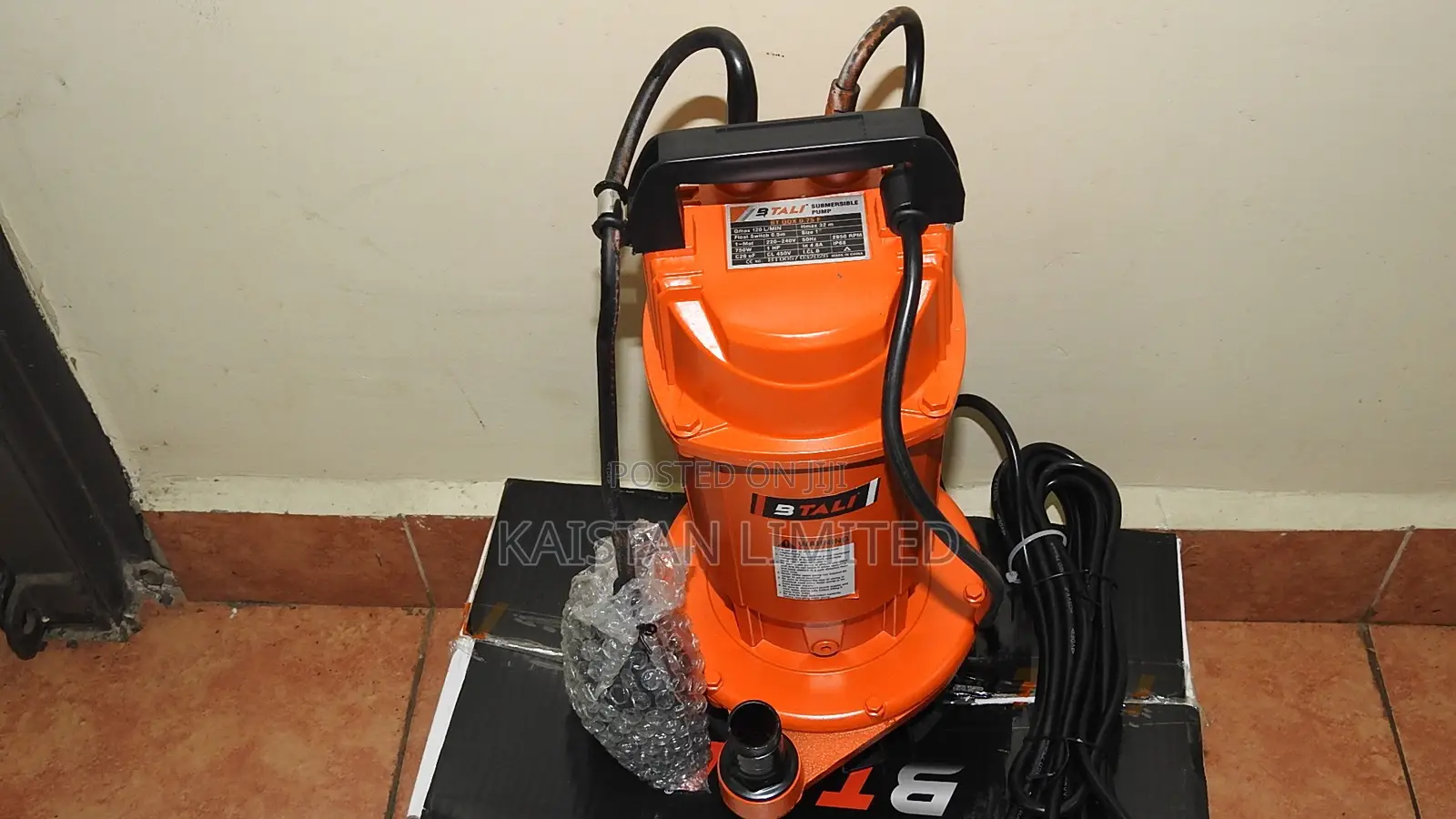 1HP Submersible Pump 32M Max Head for Shallow Wells