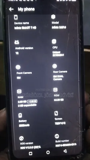 Infinix Smart 7 64 GB Blue