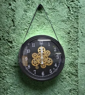 Rotating Moving Gear Wall Clock