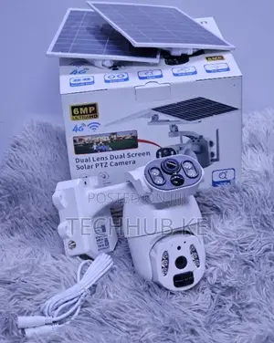 Dual-Lens 4g Solar CCTV Security Camera With Viewing Real-Time Alerts