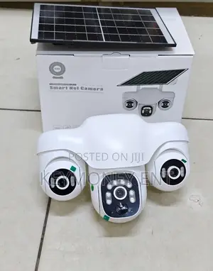 VTS 31 Wifi Triple Lens Solar Powered All Rotating PTZ Cameras V380PRO