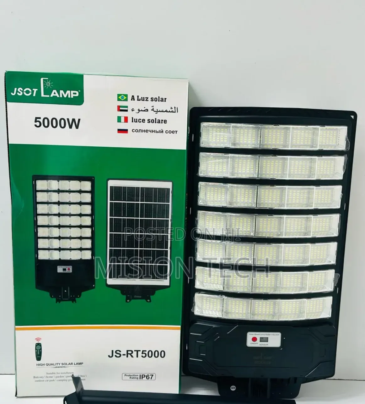 New Model RT 5000W Solar Street Light* 