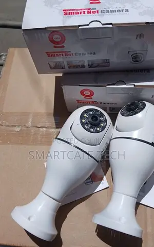 Single Lens WiFi Bulb Camera – Smart CCTV Security Camera