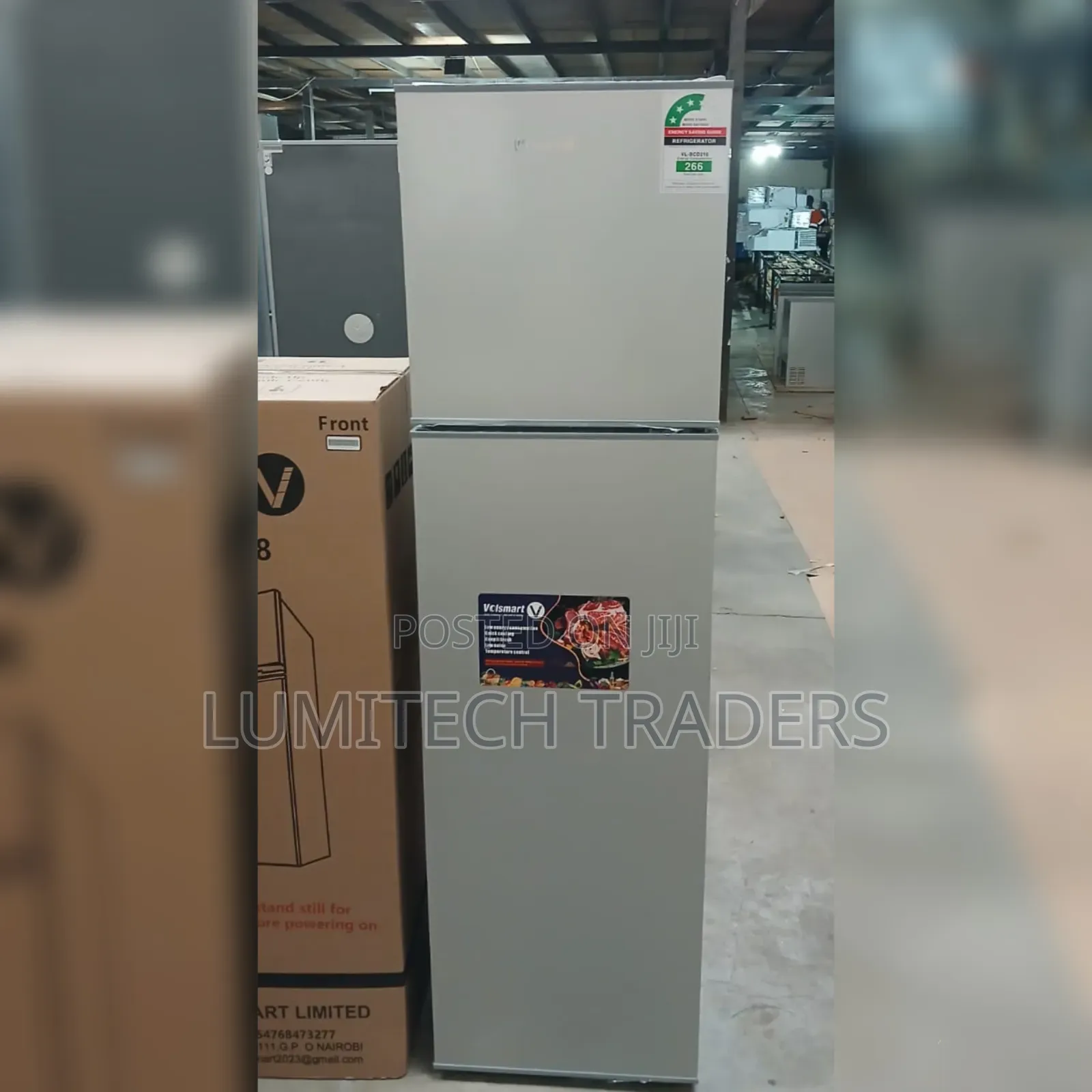 Volsmart 172litres Double Door Refrigerator Silver