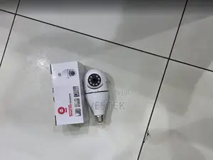 New V380 Pro Single Lens Light Bulb Security Camera – 1080P WiFi CCTV
