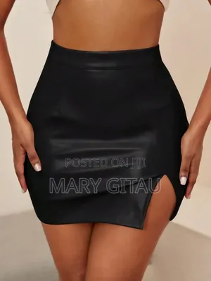 Black Leather Skirt