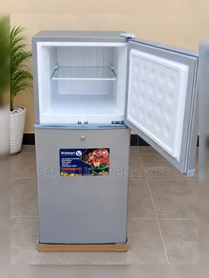 Volsmart 138L Double Door Refrigerator With Top Freezer