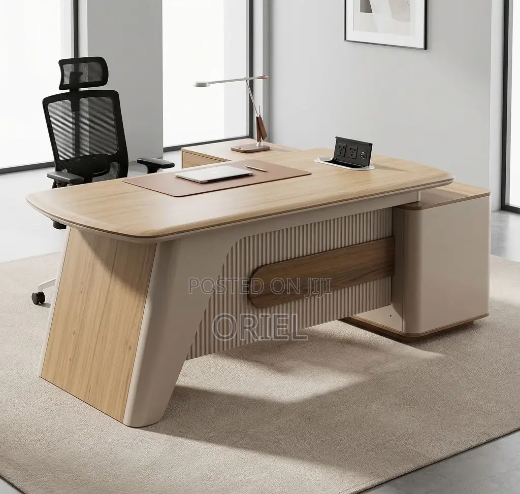 1.8M Executive L-Shaped C.E.O Desk : L-Shape 1800Mm Desk