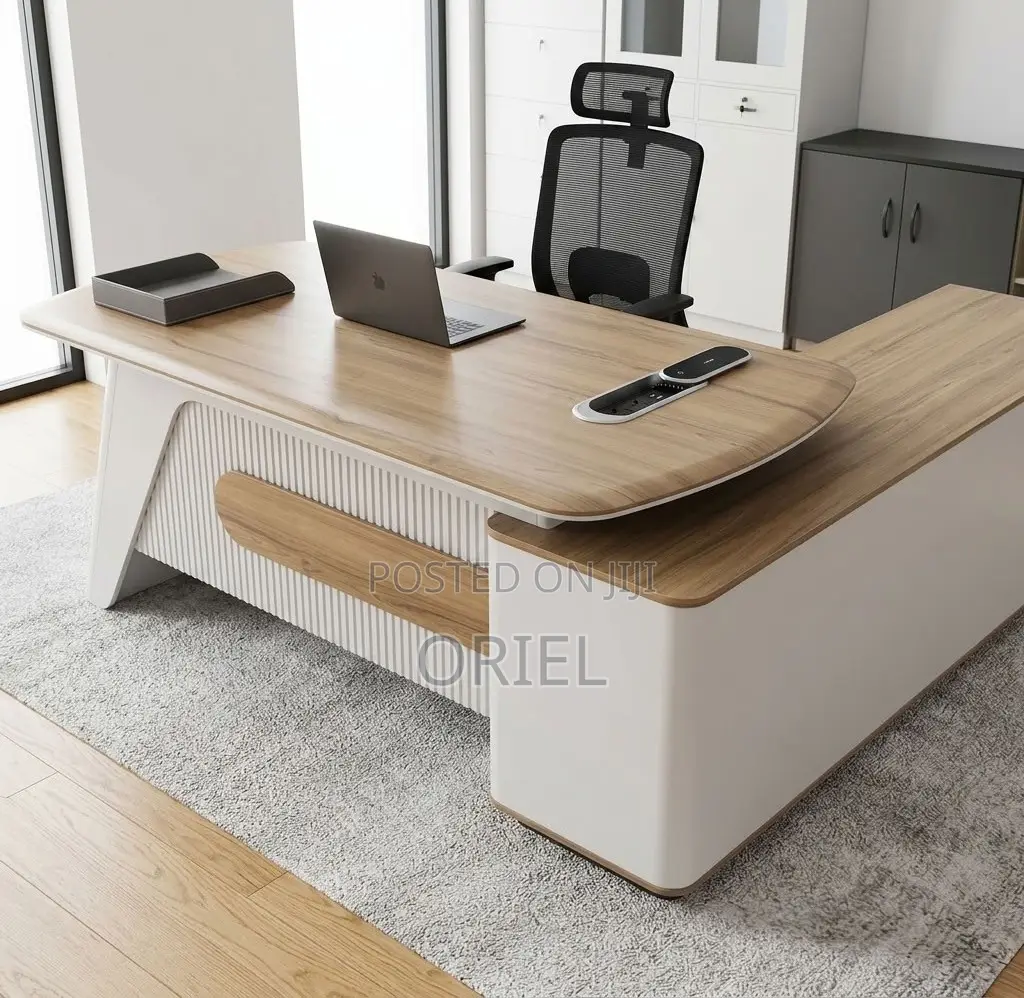 1.8M Executive L-Shaped C.E.O Desk : L-Shape 1800Mm Desk