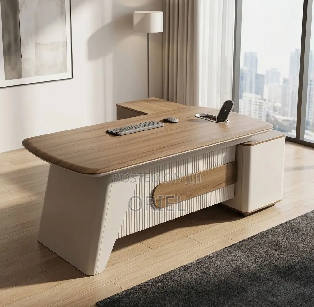 1.8M Executive L-Shaped C.E.O Desk : L-Shape 1800Mm Desk