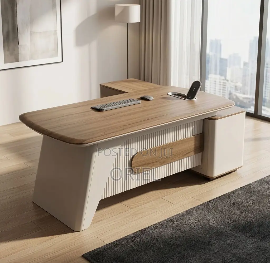 1.8M Executive L-Shaped C.E.O Desk : L-Shape 1800Mm Desk