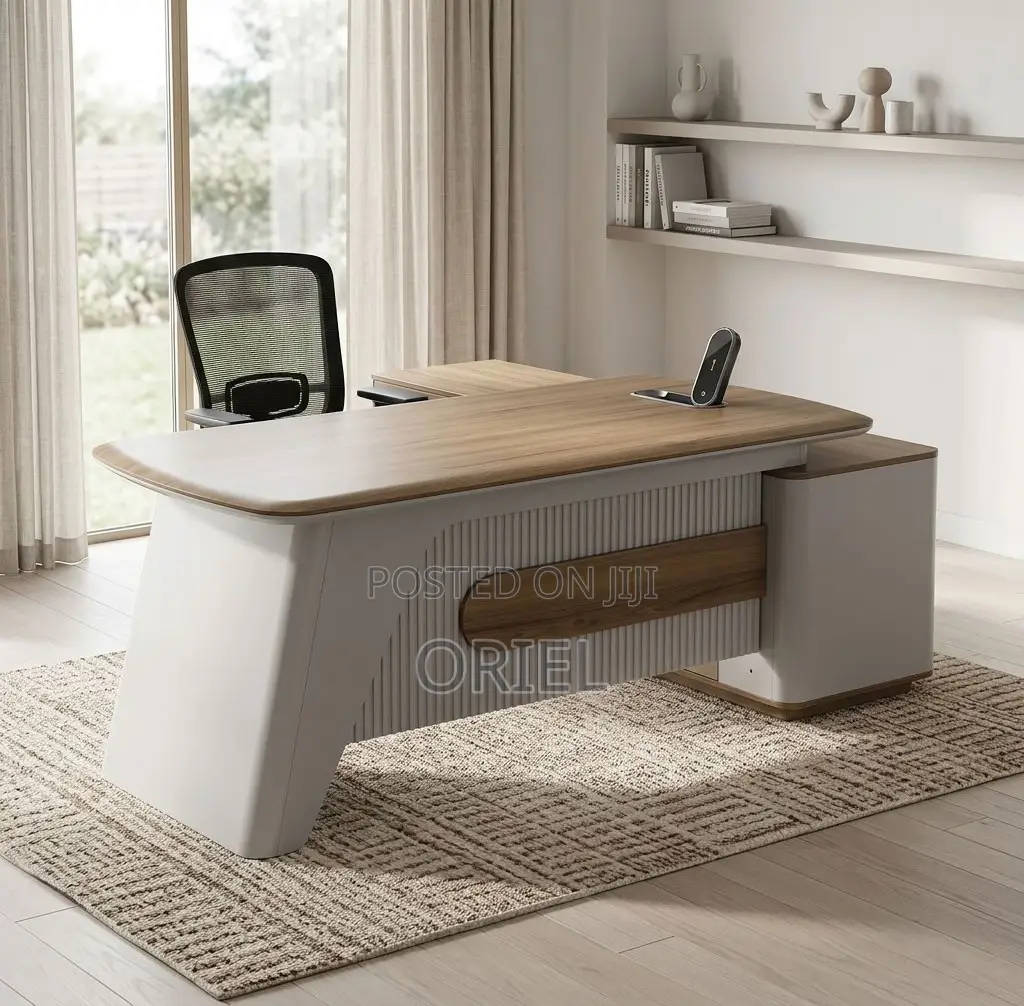 1.8M Executive L-Shaped C.E.O Desk : L-Shape 1800Mm Desk
