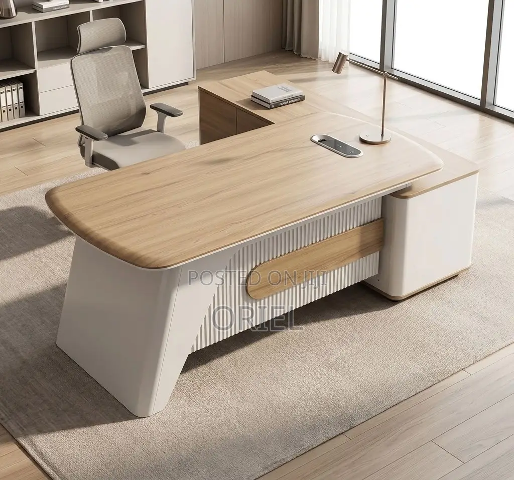 1.8M Executive L-Shaped C.E.O Desk : L-Shape 1800Mm Desk