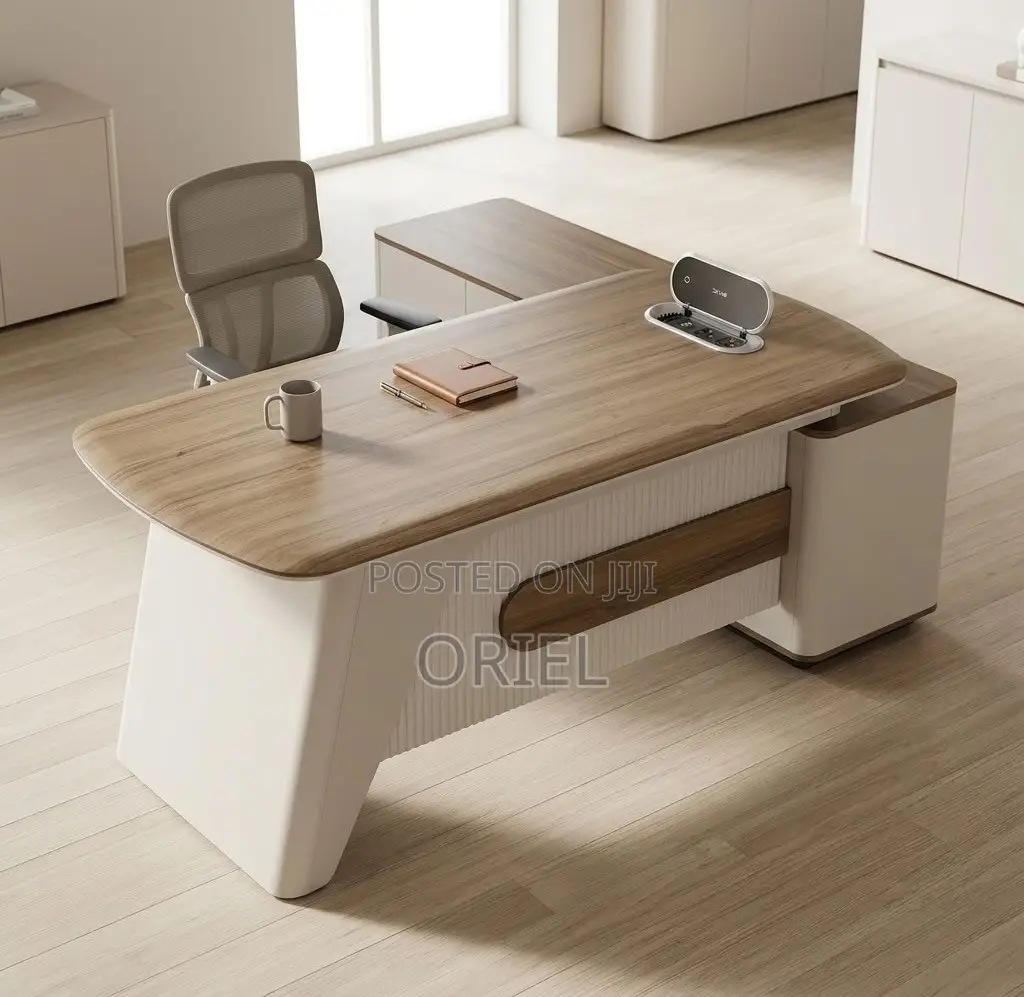1.8M Executive L-Shaped C.E.O Desk : L-Shape 1800Mm Desk