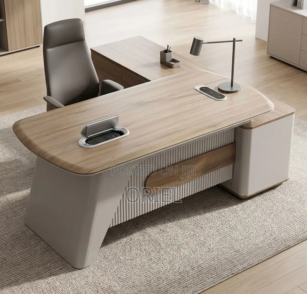 1.8M Executive L-Shaped C.E.O Desk : L-Shape 1800Mm Desk