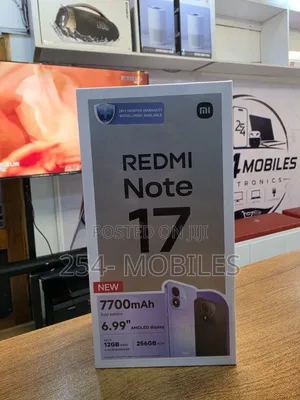 New Xiaomi Redmi Note 17 256 GB Black