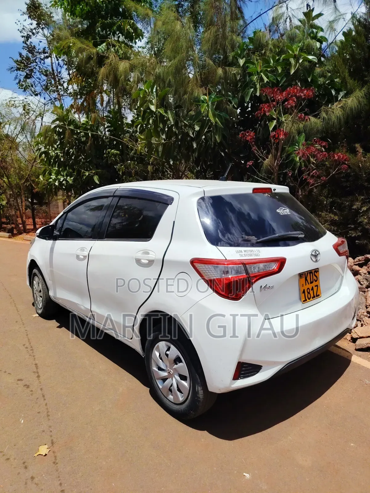 Toyota Vitz 2017 White