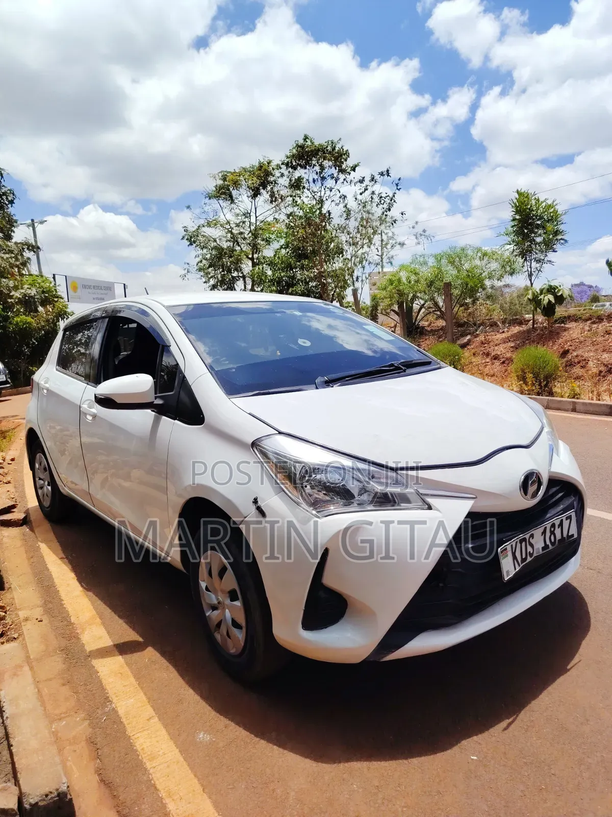Toyota Vitz 2017 White