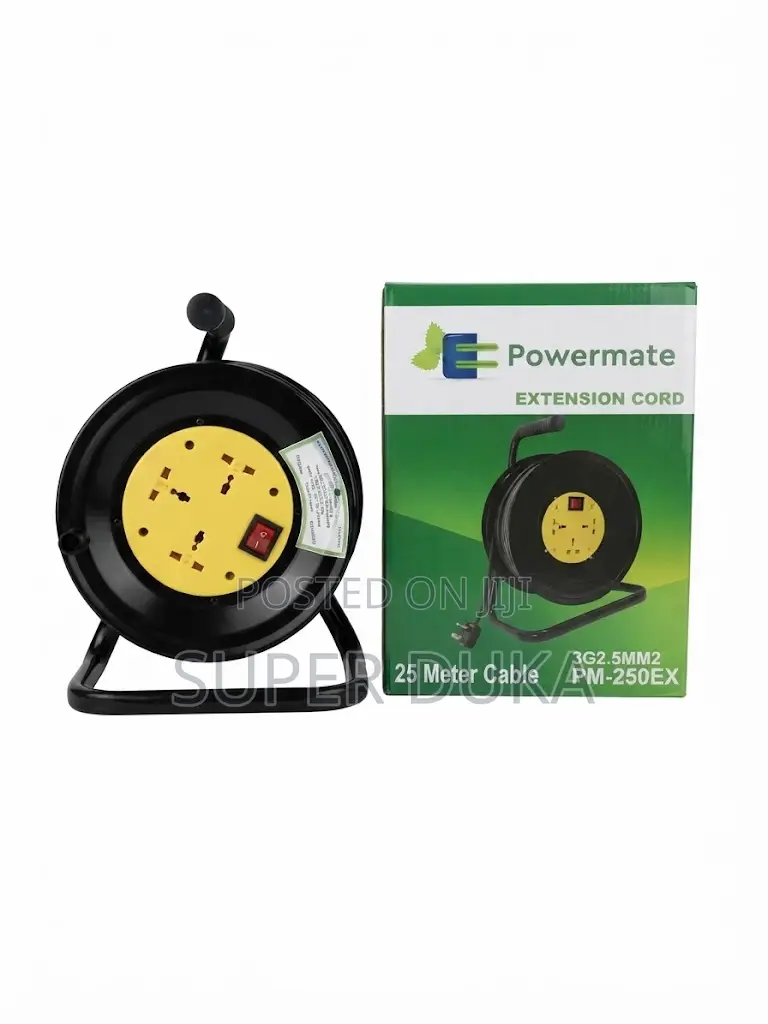 50m Cable Reel Extension Socket 3G2.5mm Powermate PM-500EX Lead