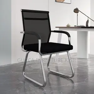 Mesh Chrome-Based Visitors Chair
