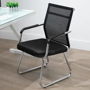 Mesh Chrome-Based Visitors Chair