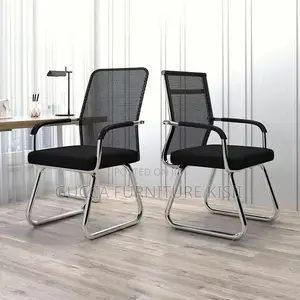 Mesh Chrome-Based Visitors Chair