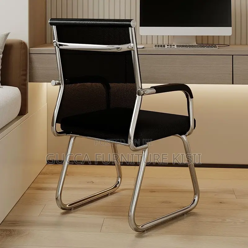 Mesh Chrome-Based Visitors Chair