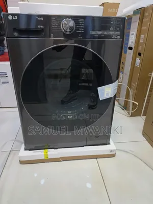 LG 12/8kg Front Load Washer Dryer Full Automatic - Black