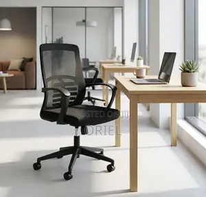 Office Chair : Ergonomic Executive Mid-Back Workstation Chair