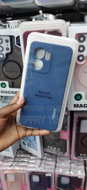 Blue Oppo Reno 13F Case a Soft-Touch Matte Finish and Precise Cutouts
